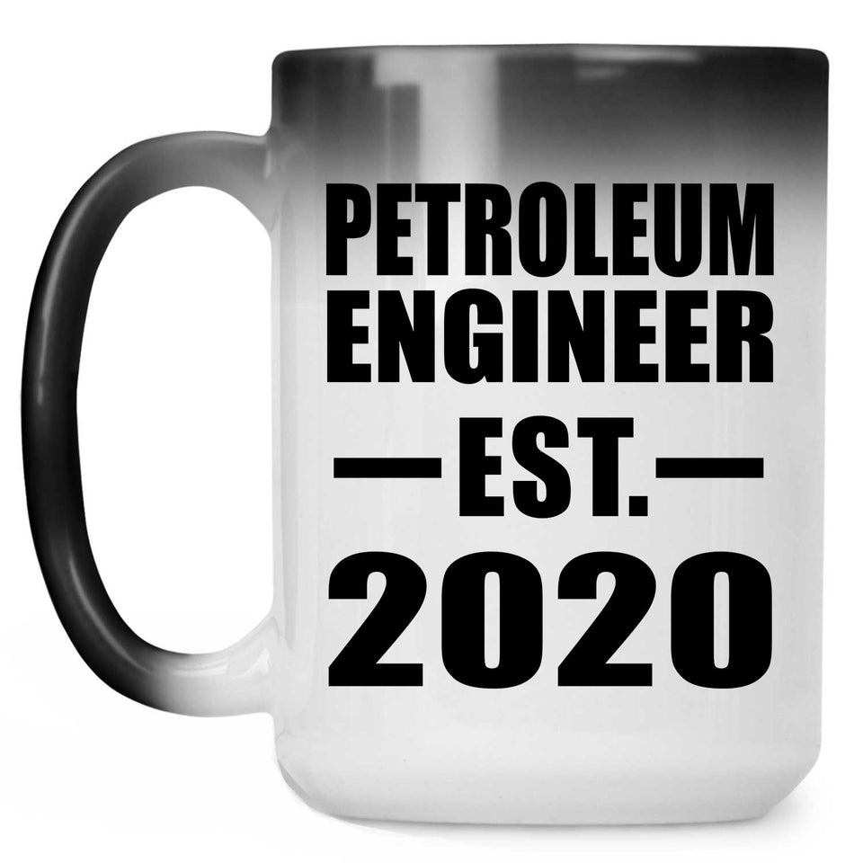 Petroleum Engineer Established EST. 2020 - 15oz Color Changing Mug