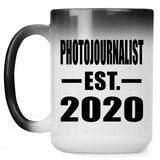 Photojournalist Established EST. 2020 - 15oz Color Changing Mug