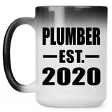 Plumber Established EST. 2020 - 15oz Color Changing Mug