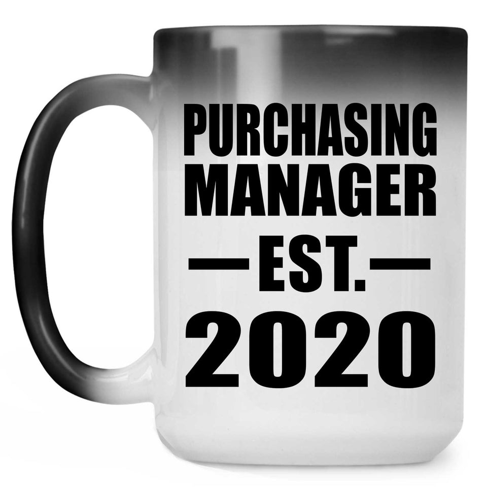 Purchasing Manager Established EST. 2020 - 15oz Color Changing Mug