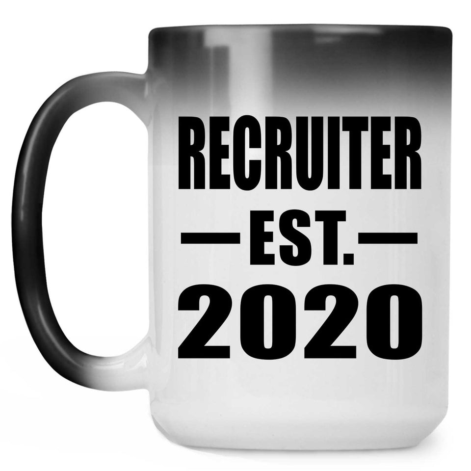 Recruiter Established EST. 2020 - 15oz Color Changing Mug