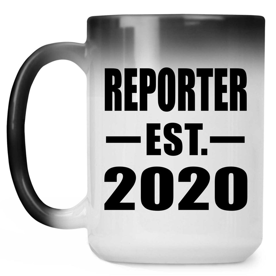 Reporter Established EST. 2020 - 15oz Color Changing Mug