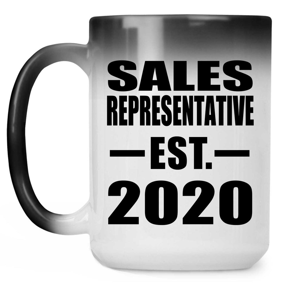 Sales Representative Established EST. 2020 - 15oz Color Changing Mug