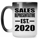 Sales Representative Established EST. 2020 - 15oz Color Changing Mug