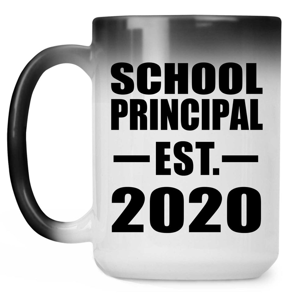School Principal Established EST. 2020 - 15oz Color Changing Mug