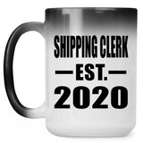 Shipping Clerk Established EST. 2020 - 15oz Color Changing Mug