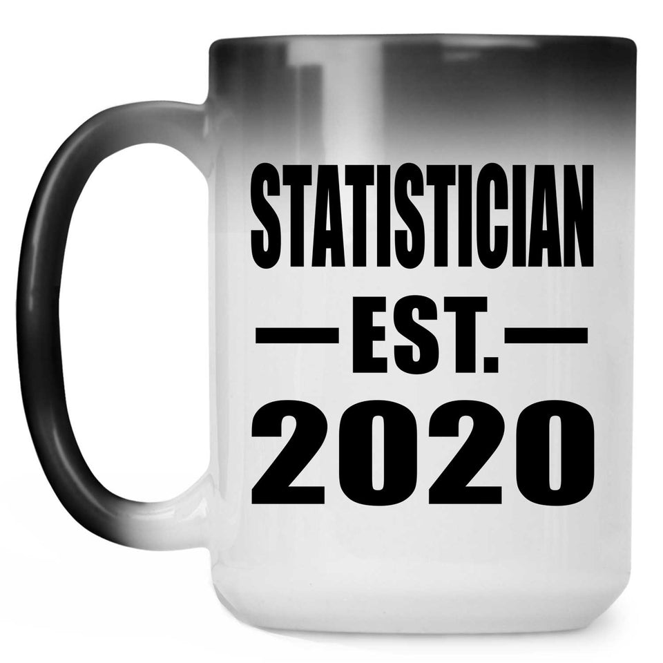 Statistician Established EST. 2020 - 15oz Color Changing Mug