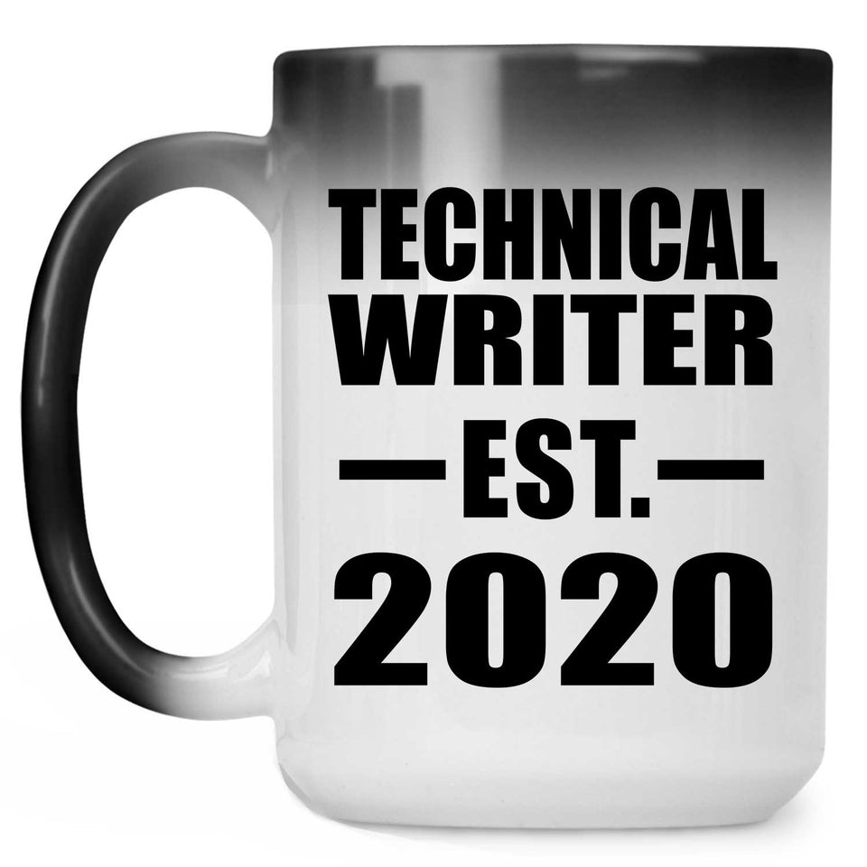 Technical Writer Established EST. 2020 - 15oz Color Changing Mug