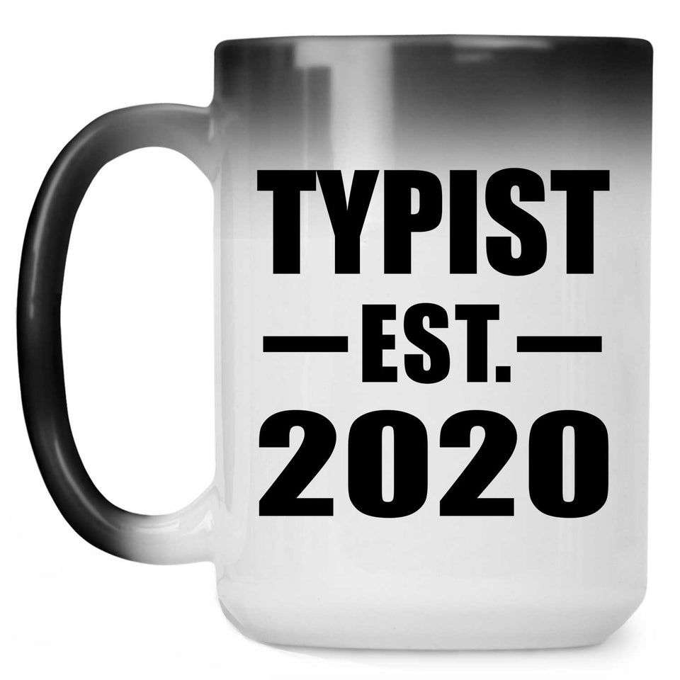 Typist Established EST. 2020 - 15oz Color Changing Mug