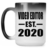 Video Editor Established EST. 2020 - 15oz Color Changing Mug