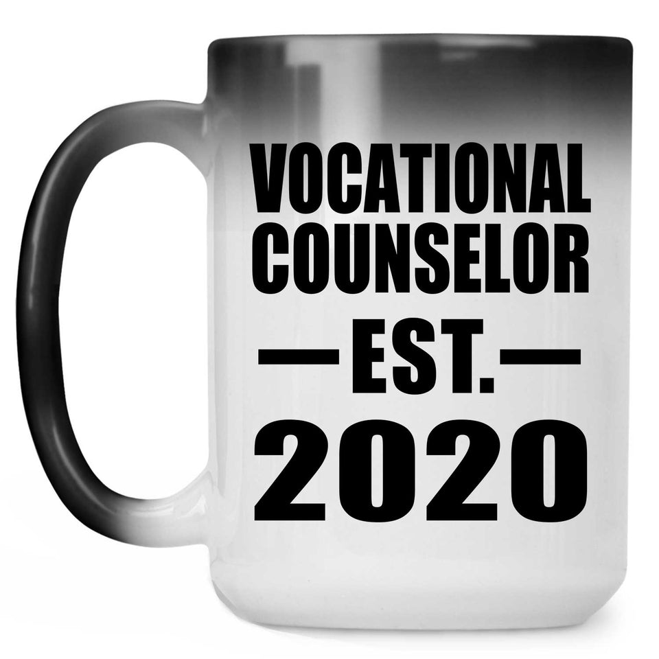 Vocational Counselor Established EST. 2020 - 15oz Color Changing Mug
