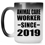 Animal Care Worker Since 2019 - 15oz Color Changing Mug