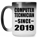 Computer Technician Since 2019 - 15oz Color Changing Mug