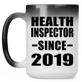 Health Inspector Since 2019 - 15oz Color Changing Mug