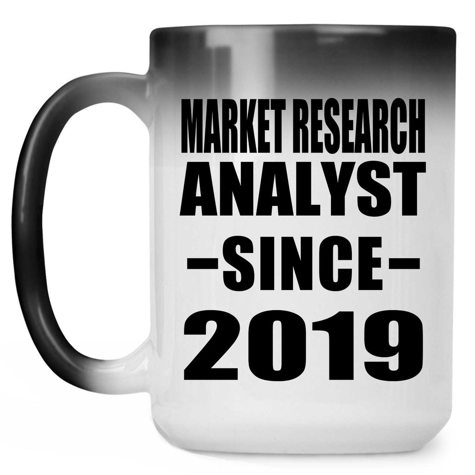 Market Research Analyst Since 2019 - 15oz Color Changing Mug