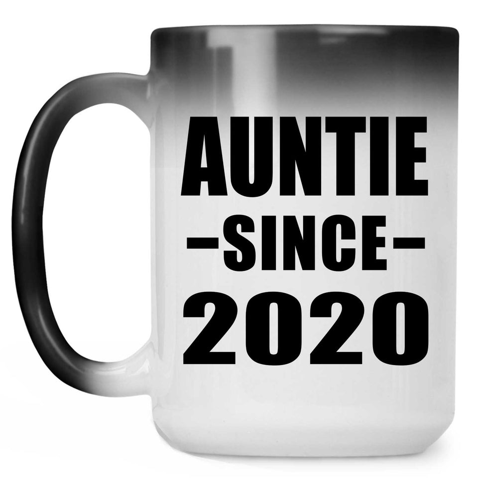 Auntie Since 2020 - 15oz Color Changing Mug