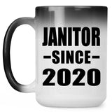 Janitor Since 2020 - 15oz Color Changing Mug