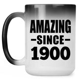124th Birthday Amazing Since 1900 - 15oz Color Changing Mug