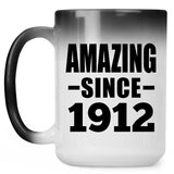 112th Birthday Amazing Since 1912 - 15oz Color Changing Mug