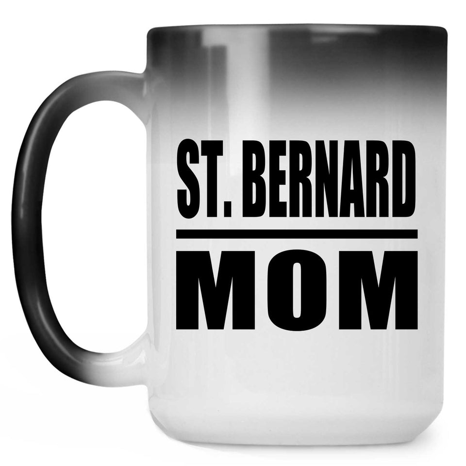 St. Bernard Mom - 15oz Color Changing Mug