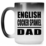 English Cocker Spaniel Dad - 15oz Color Changing Mug