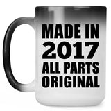 7th Birthday Made in 2017 All Parts Original - 15oz Color Changing Mug