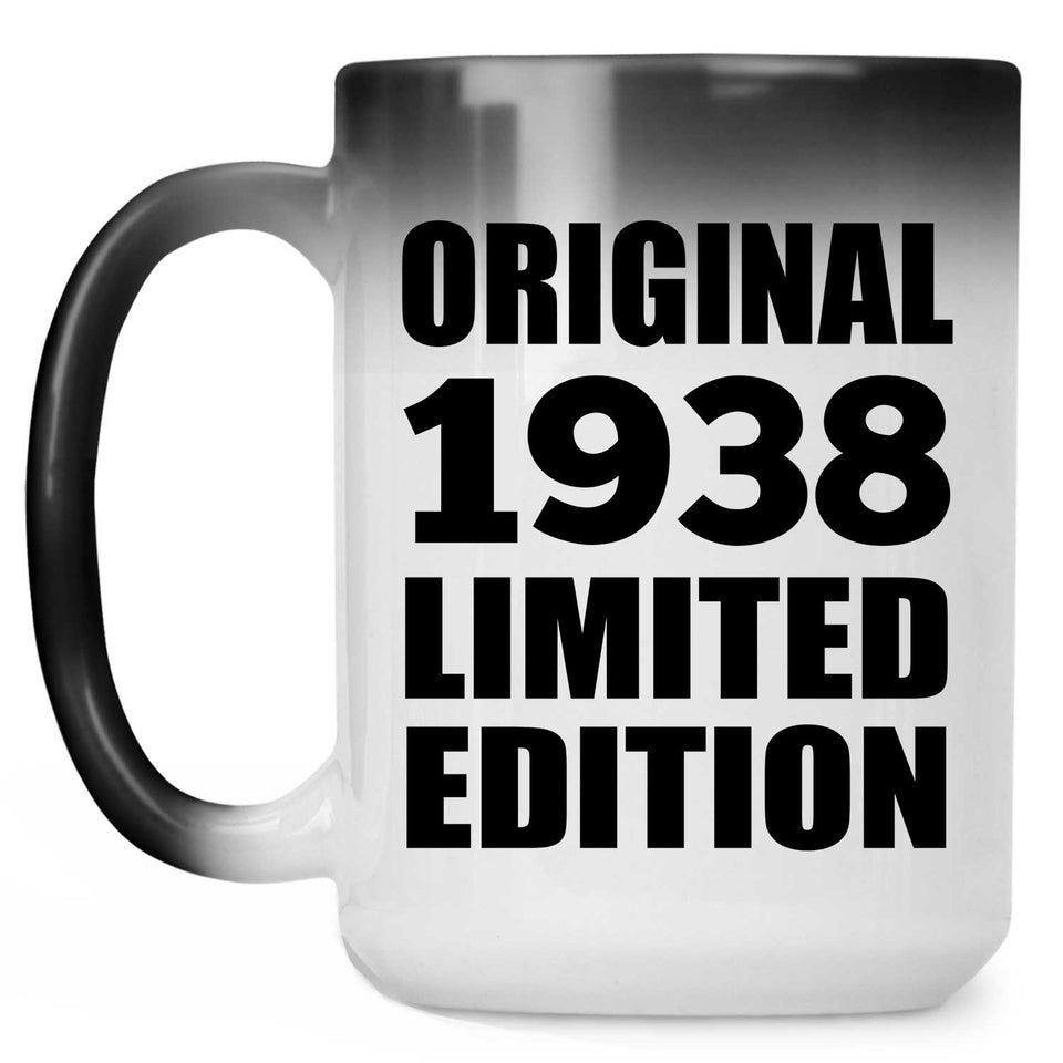 86th Birthday Original 1938 Limited Edition - 15oz Color Changing Mug