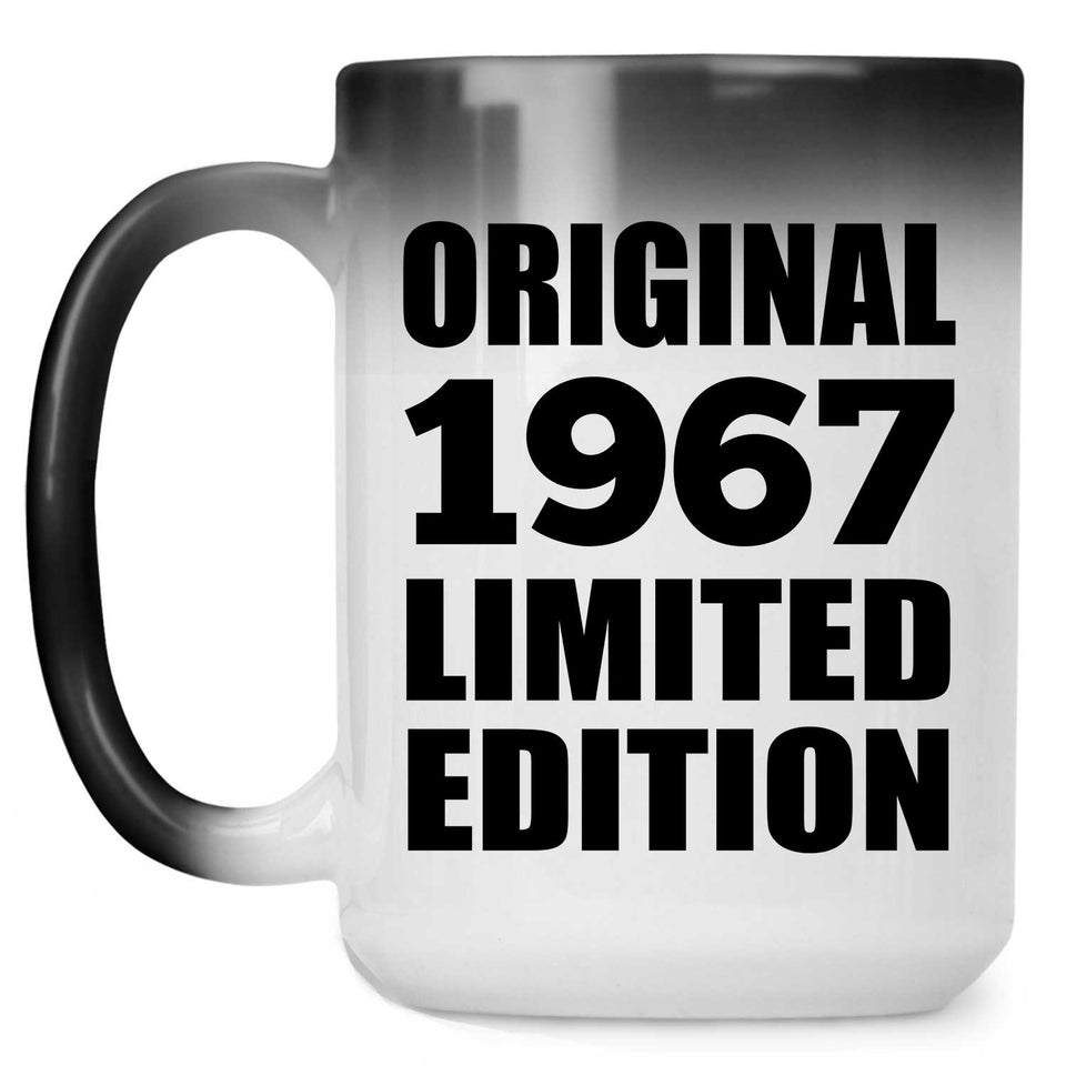 57th Birthday Original 1967 Limited Edition - 15oz Color Changing Mug