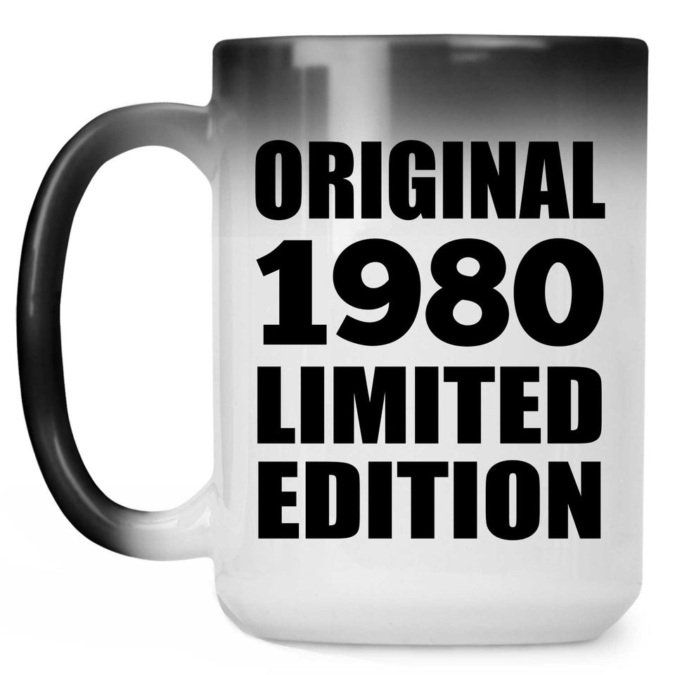 44th Birthday Original 1980 Limited Edition - 15oz Color Changing Mug