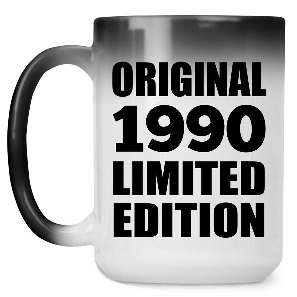 34th Birthday Original 1990 Limited Edition - 15oz Color Changing Mug