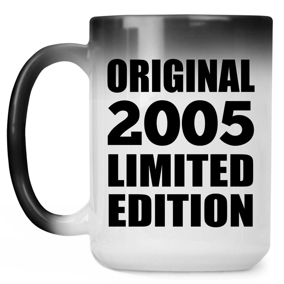 19th Birthday Original 2005 Limited Edition - 15oz Color Changing Mug