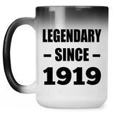 105th Birthday Legendary Since 1919 - 15oz Color Changing Mug