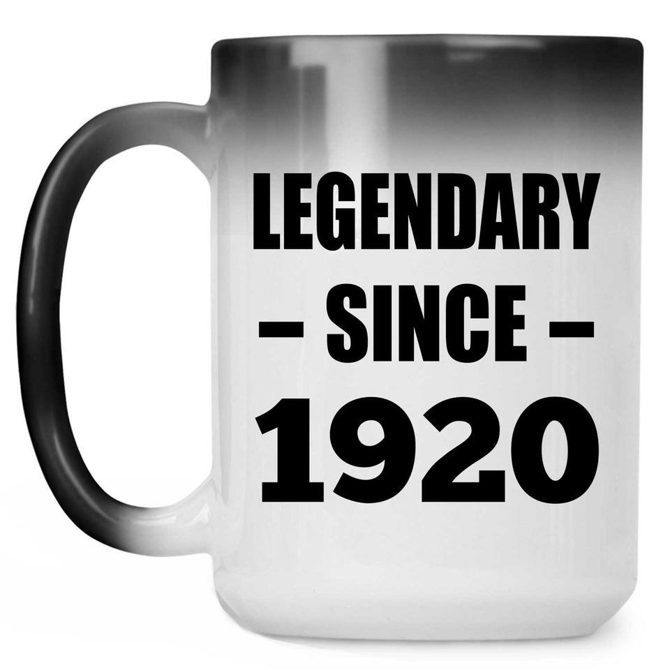 104th Birthday Legendary Since 1920 - 15oz Color Changing Mug