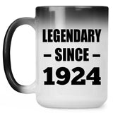 100th Birthday Legendary Since 1924 - 15oz Color Changing Mug