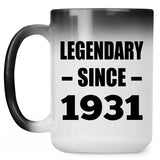 93rd Birthday Legendary Since 1931 - 15oz Color Changing Mug
