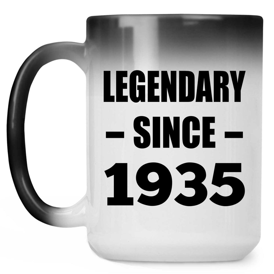 89th Birthday Legendary Since 1935 - 15oz Color Changing Mug
