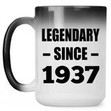 87th Birthday Legendary Since 1937 - 15oz Color Changing Mug