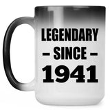 83rd Birthday Legendary Since 1941 - 15oz Color Changing Mug