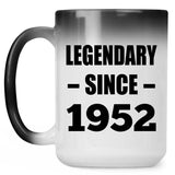 72nd Birthday Legendary Since 1952 - 15oz Color Changing Mug