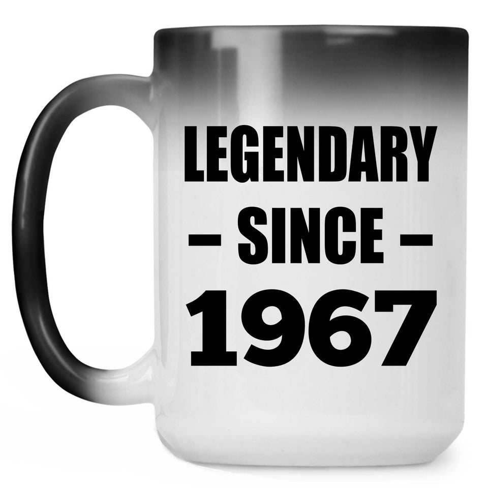 57th Birthday Legendary Since 1967 - 15oz Color Changing Mug