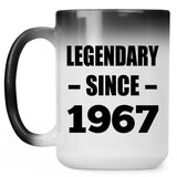 57th Birthday Legendary Since 1967 - 15oz Color Changing Mug