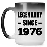 48th Birthday Legendary Since 1976 - 15oz Color Changing Mug