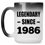 38th Birthday Legendary Since 1986 - 15oz Color Changing Mug