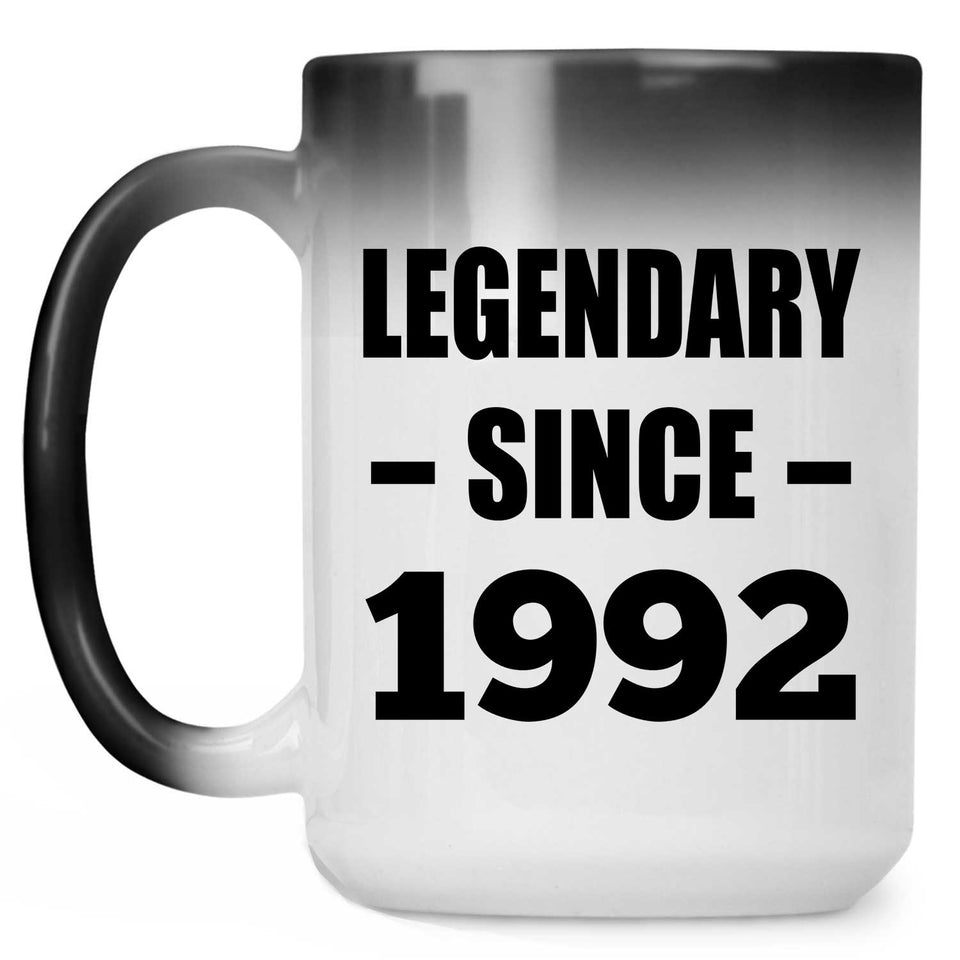 32nd Birthday Legendary Since 1992 - 15oz Color Changing Mug