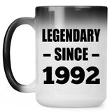 32nd Birthday Legendary Since 1992 - 15oz Color Changing Mug
