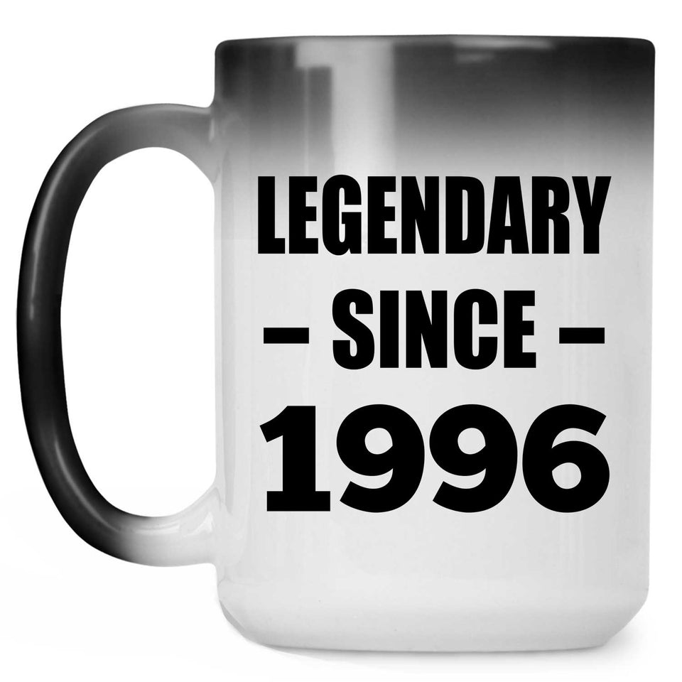 28th Birthday Legendary Since 1996 - 15oz Color Changing Mug