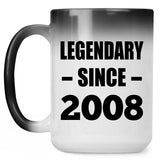 16th Birthday Legendary Since 2008 - 15oz Color Changing Mug