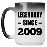 15th Birthday Legendary Since 2009 - 15oz Color Changing Mug
