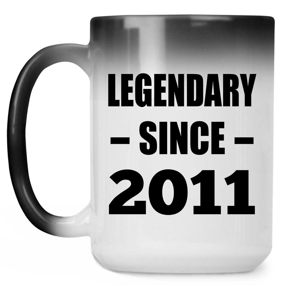 13th Birthday Legendary Since 2011 - 15oz Color Changing Mug