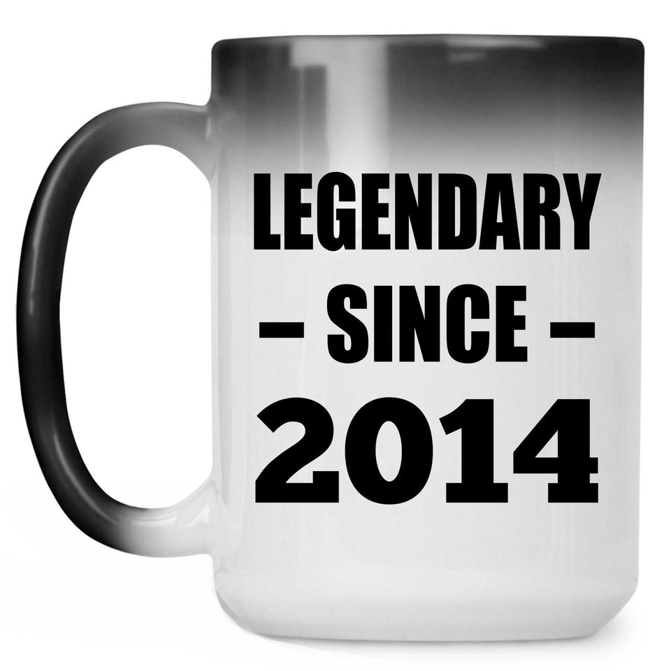 10th Birthday Legendary Since 2014 - 15oz Color Changing Mug